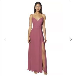 Bill Levkoff Bridesmaid Dress in Rosewood
